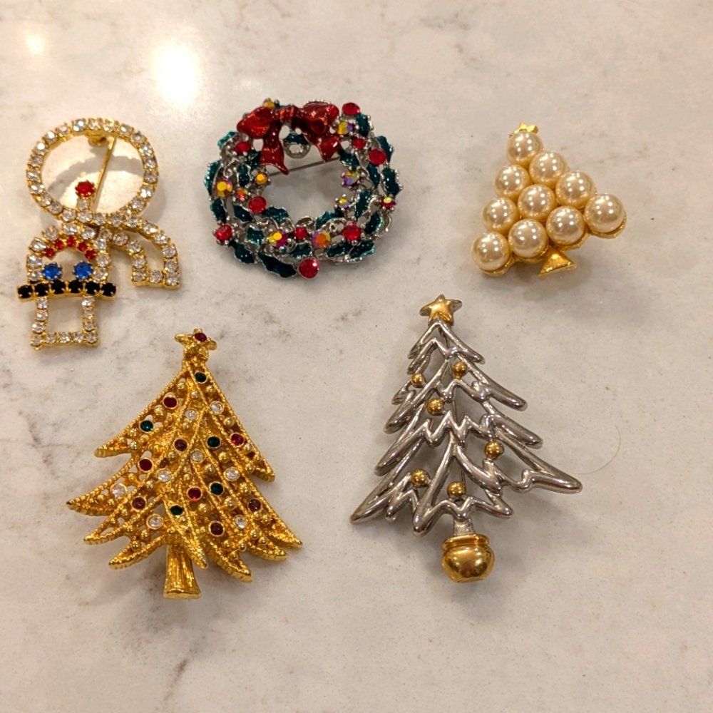 Christmas Brooches